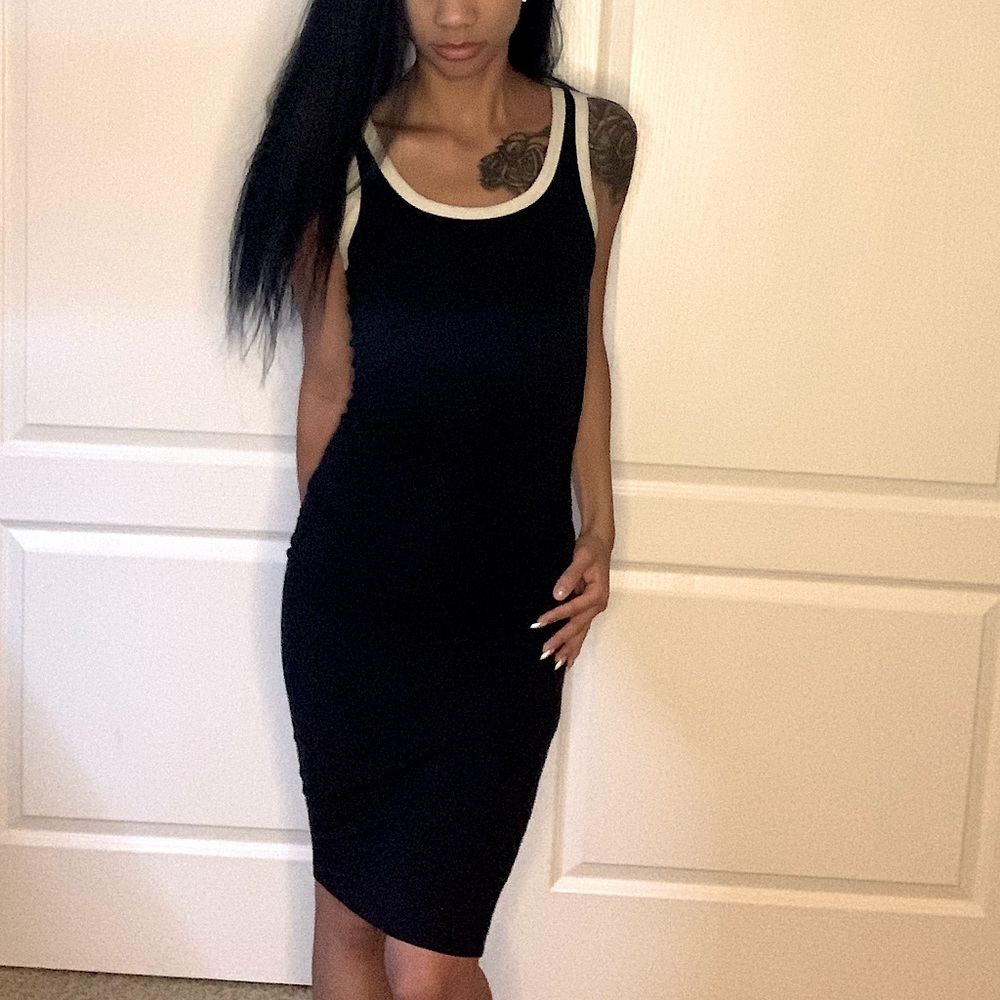 Black n White Simple summer dress